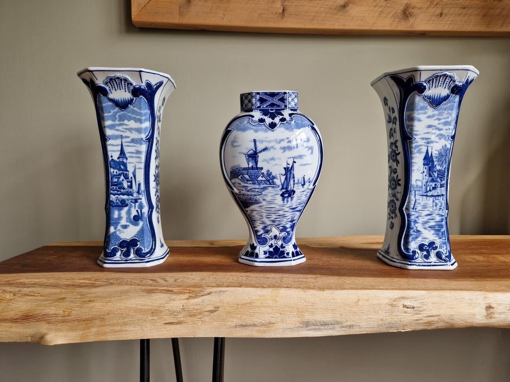 Kaststel delfts blauw., Ophalen