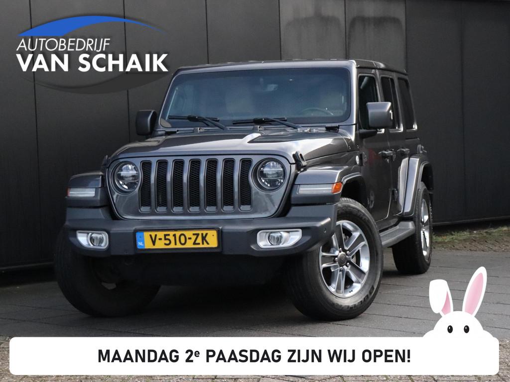 Jeep Wrangler 2.2D Sahara | GRIJS KENTEKEN | LEDER | CAMERA, Gebruikt, 4 cilinders, Lichtsensor, Bedrijf