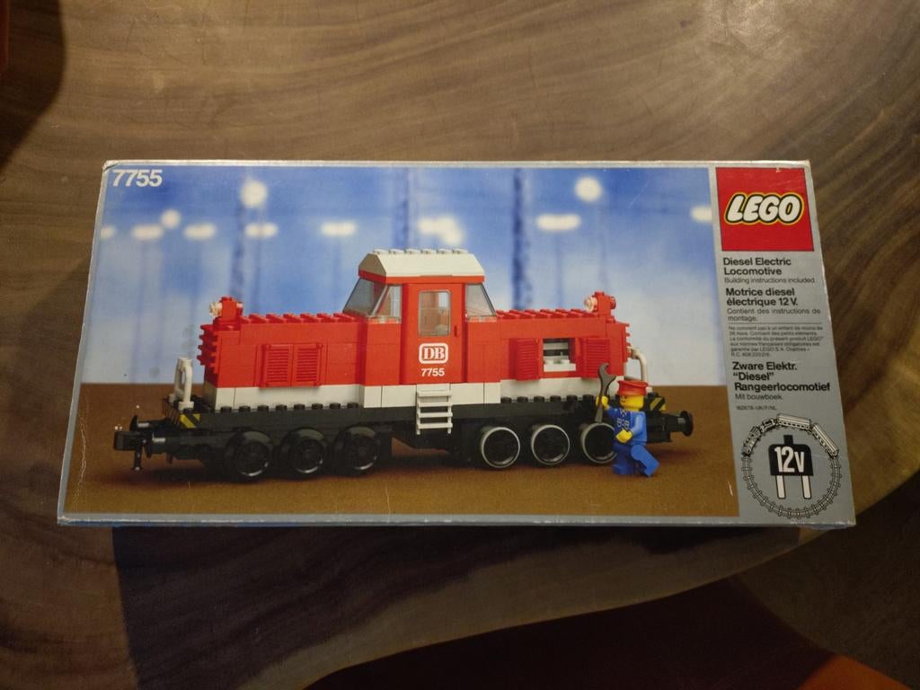 NIEUW Lego trein 12 volt 7755 12v diesel locomotief trein, Ophalen of Verzenden, Nieuw, Complete set, Lego