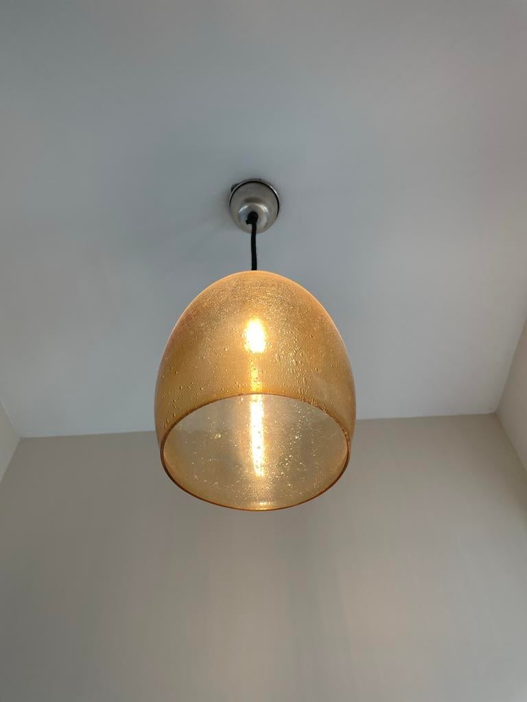 Glazen lamp van Sissy Boy - Stijlvolle hanglamp, Ophalen, Gebruikt, Glas, Minder dan 50 cm