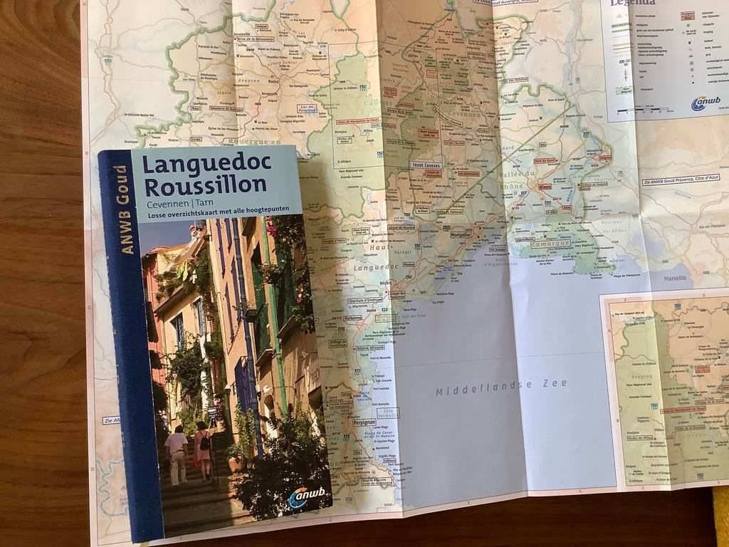 Languedoc Roussillon Frankrijk ANWB GOUD reisgids + kaart300, Boeken, Reisgidsen, Europa, Ophalen of Verzenden, Zo goed als nieuw