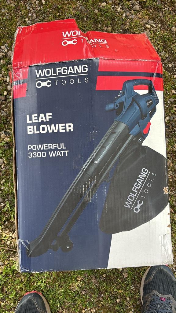 Wolfgang Tools bladblazer, Ophalen, Gebruikt, Handgedragen, Met opvangzak