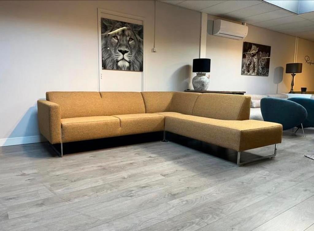 Artifort Mare gudbransdalens Amdal okergeel, Ophalen of Verzenden, Zo goed als nieuw, Vierpersoons of meer, Stof