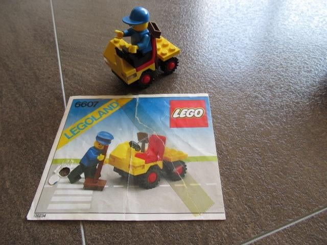 Lego 6607 straatveger / bezemwagen / veegwagen, Kinderen en Baby's, Speelgoed | Duplo en Lego, Gebruikt, Lego, Compleet, Ophalen of Verzenden