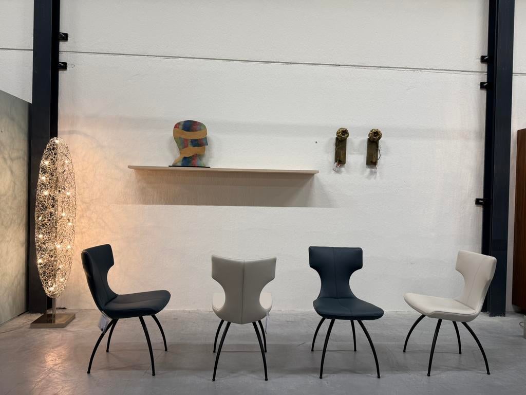 4 Nieuw Leolux Callas Eetkamerstoel sagada mist Design stoel