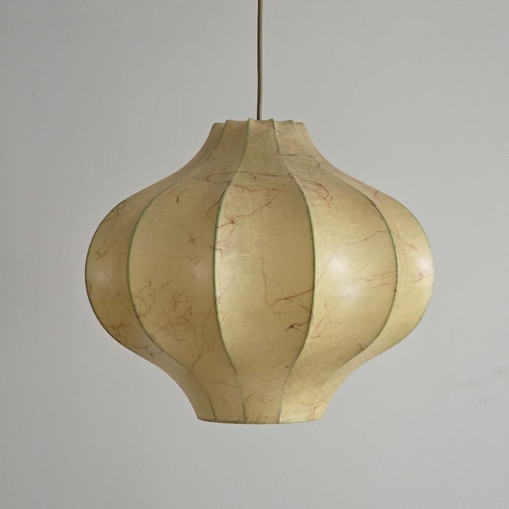 Vintage Cocoon Hanglamp van Goldkant – Duits 1970s, Ophalen of Verzenden