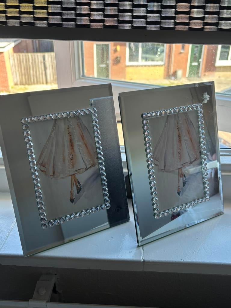 Spiegel fotolijst, Ophalen of Verzenden, Zo goed als nieuw