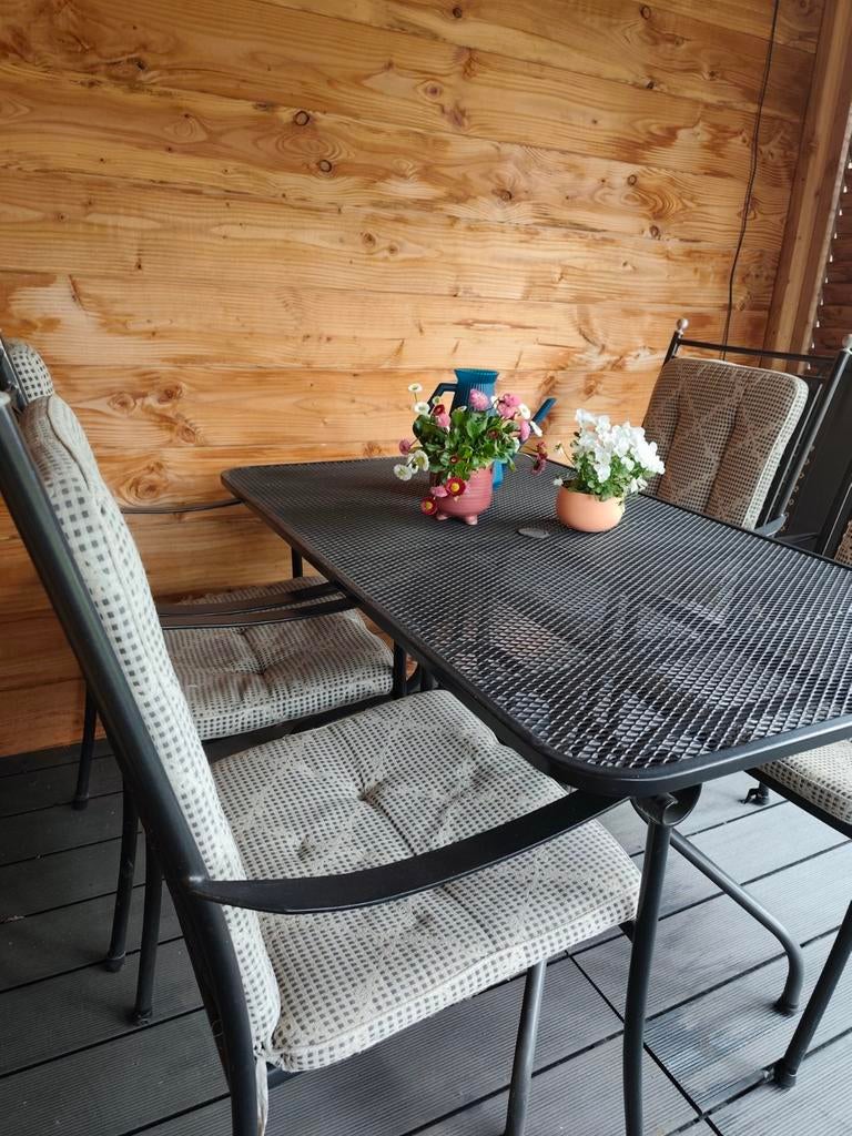 Tuinset, Ophalen, Gebruikt