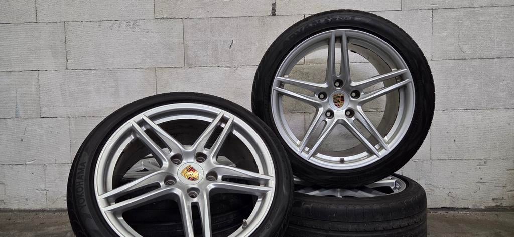 19" Porsche 991.2 Carrera 4S orig velgen zomerbanden TPMS, Auto-onderdelen, Banden en Velgen, Banden en Velgen, Zomerbanden, 19 inch