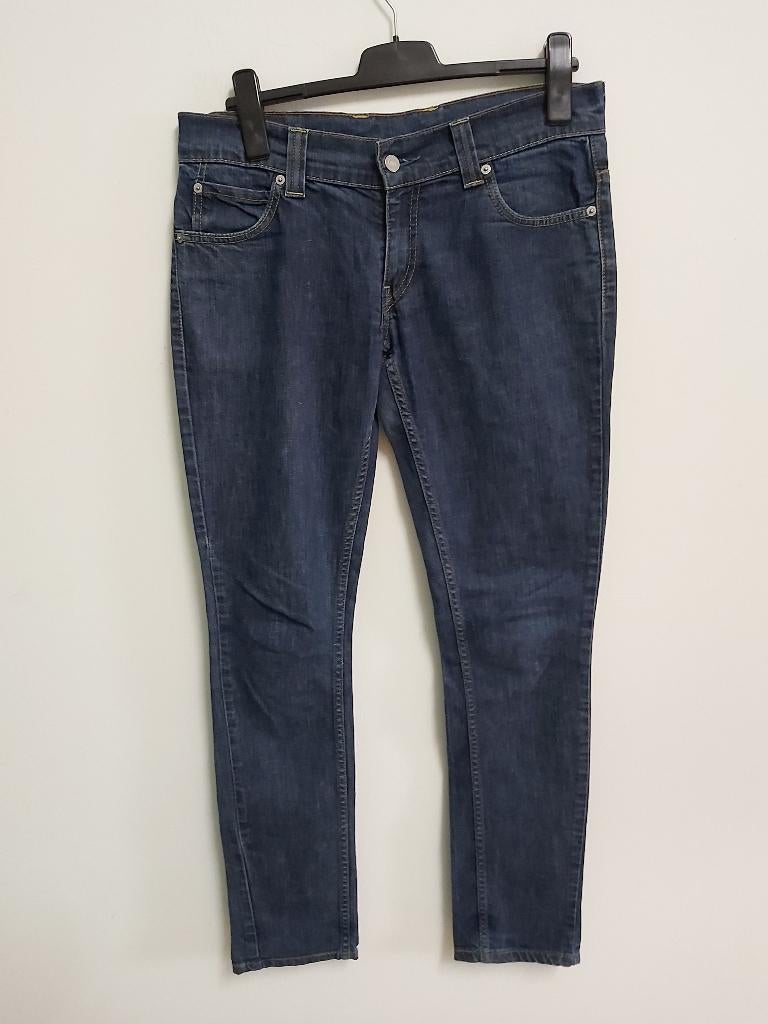 Br1 - Blauwe Levi's spijkerbroek maat 31 - 34 (1), Kleding | Dames, Spijkerbroeken en Jeans, Ophalen of Verzenden, Zo goed als nieuw