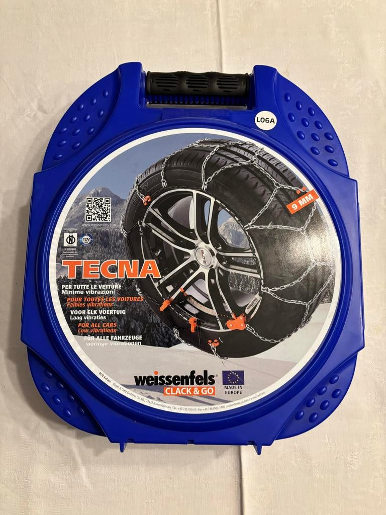 Weissenfels Tecna sneeuwkettingen M30 6A 9mm (L06A), Auto diversen, Sneeuwkettingen, Ophalen of Verzenden, Nieuw