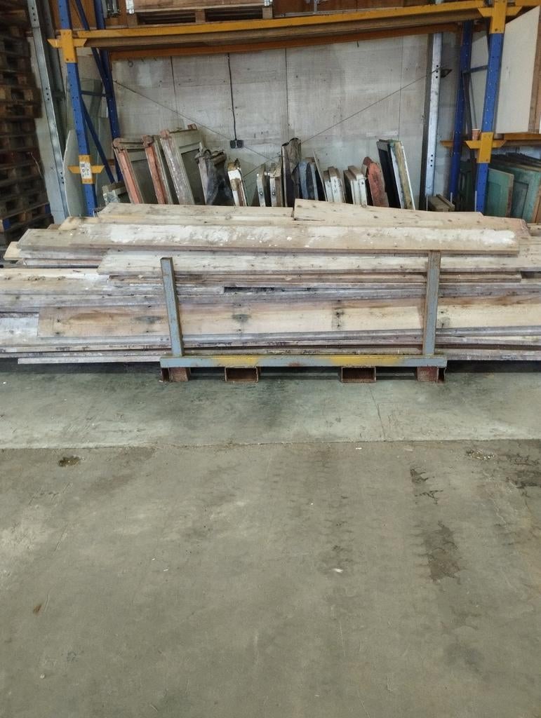 Vuren houten vloer planken, Ophalen, Gebruikt, Overige typen, 25 tot 50 m²