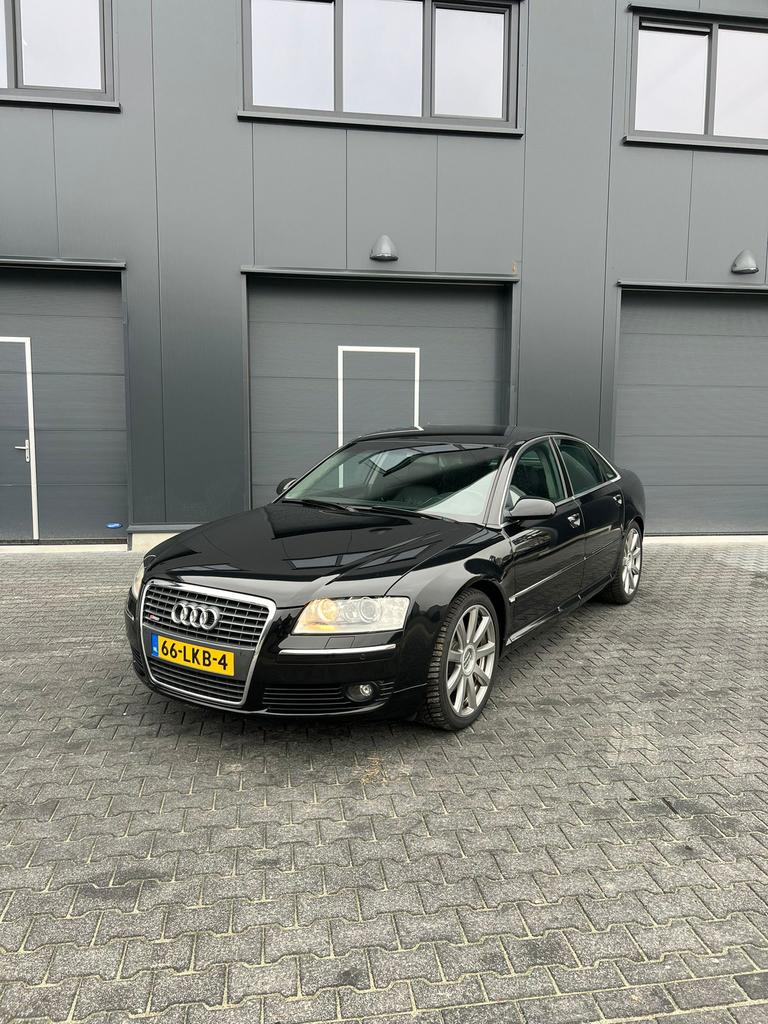 Audi A8 4.2 257KW Quattro AUT 2006 Zwart, Automaat, 8 cilinders, Zwart, 350 pk