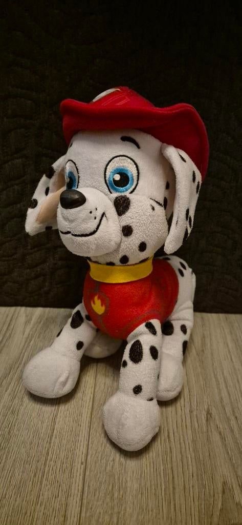 Paw Patrol - Marshall (knuffel) ong. 20 cm. hoog, Ophalen of Verzenden, Zo goed als nieuw, Hond