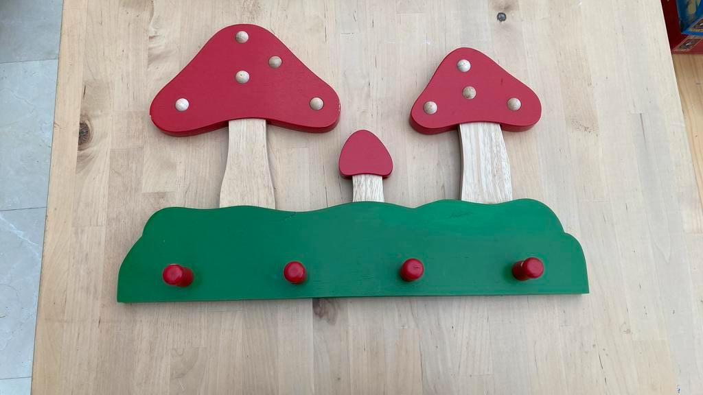 Kinderkapstok paddenstoel, Ophalen of Verzenden, Zo goed als nieuw, Hout, Minder dan 100 cm