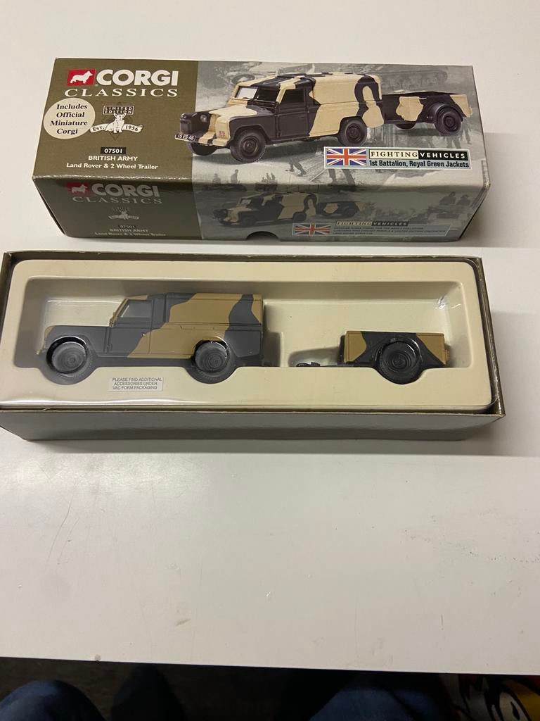Corgi toys militaire  jeep, Ophalen of Verzenden, Zo goed als nieuw, Auto, Corgi