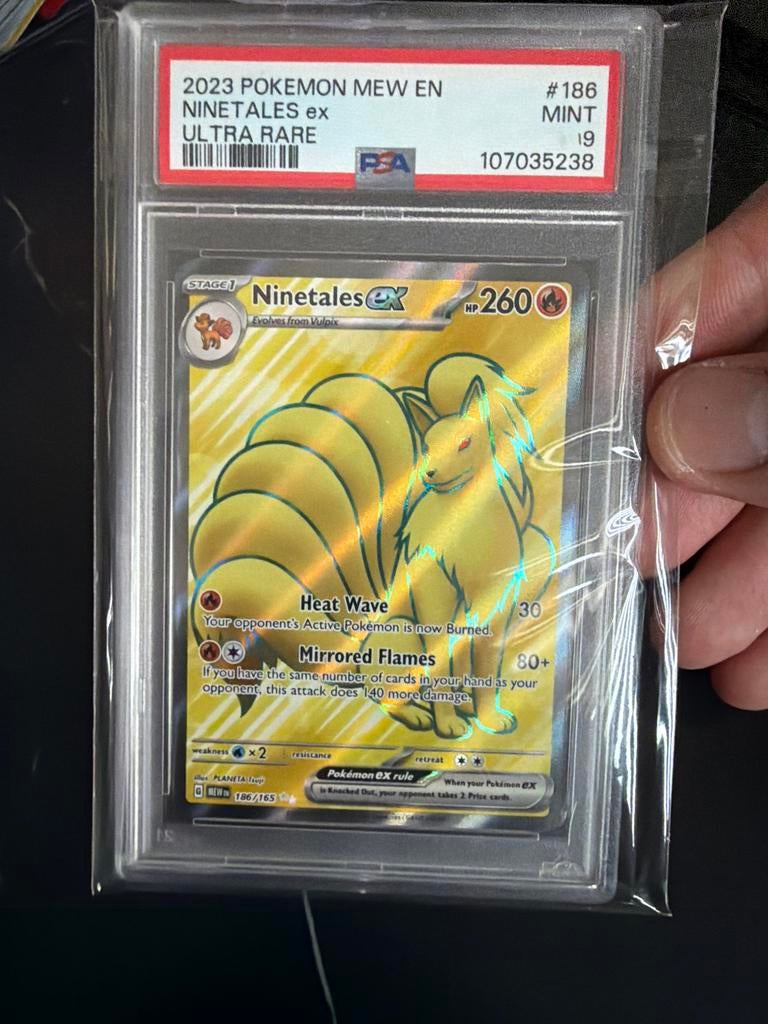 Ninetales ex Ultra Rare Pokémon kaart PSA 9, Hobby en Vrije tijd, Verzamelkaartspellen | Pokémon, Ophalen of Verzenden, Zo goed als nieuw