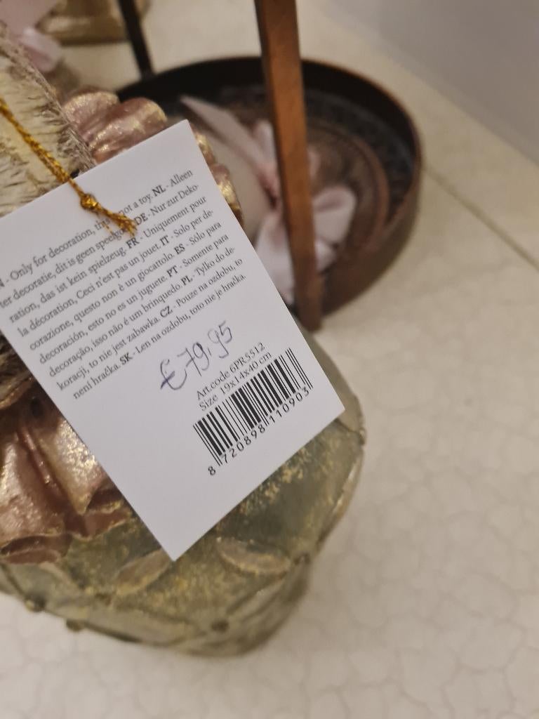 Barokke paashaas merk Clayre & Eef, Diversen, Pasen, Heikant 21 Kaatsheuvel, Belle Vieille Brocante, Nieuw, Ophalen of Verzenden