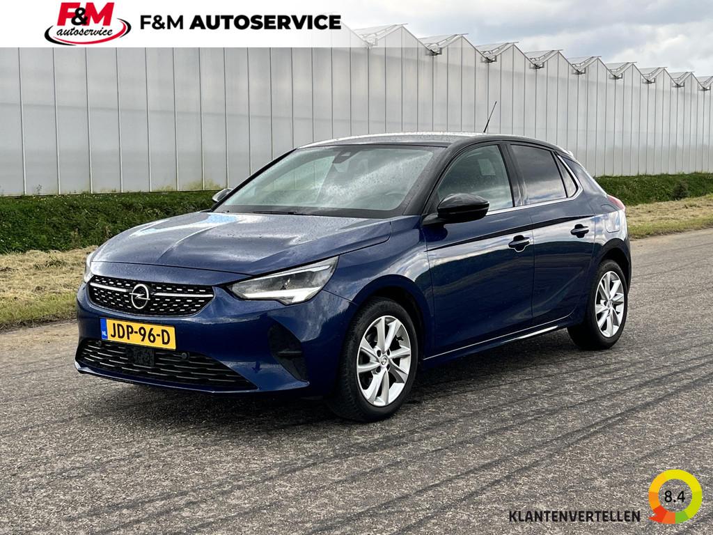 Opel Corsa 1.2 Edition Stoel-stuurverwarming, Carplay, Camer, Voorwielaandrijving, Stof, Gebruikt, Euro 6