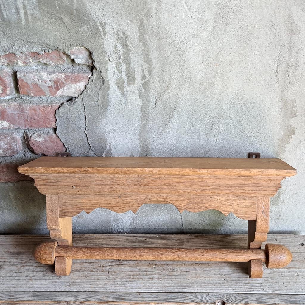 Mooi oud houten handdoekrek rek handdoek *Etage3*, ., Ophalen of Verzenden, Zo goed als nieuw, .