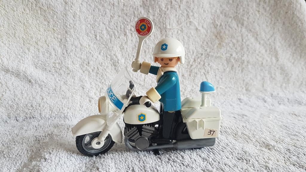 playmobil 3564 politie op motor vintage, Kinderen en Baby's, Speelgoed | Playmobil, Ophalen of Verzenden, Zo goed als nieuw, Complete set