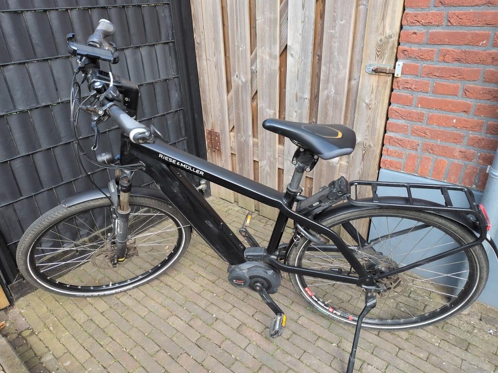 Riese & Müller Herenfiets - Topkwaliteit E-bike, Gebruikt, 50 km per accu of meer, 55 tot 59 cm, Ophalen