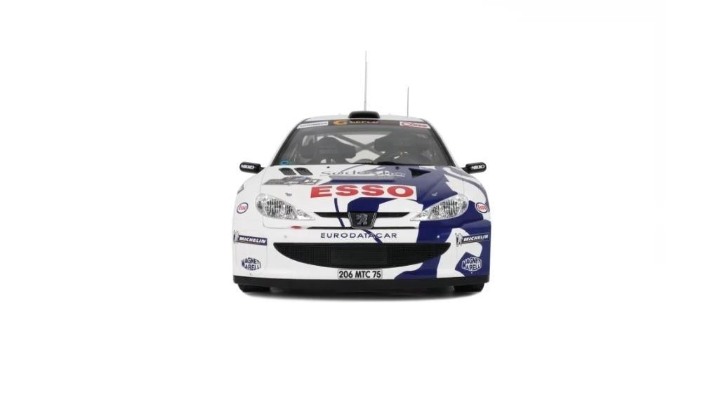Peugeot 206 WRC Tour de Corse 1999 - 1:12 - OttOmobile, Rue de L' Ecusson 2, 56120 Josselin France, Nieuw, Ophalen of Verzenden