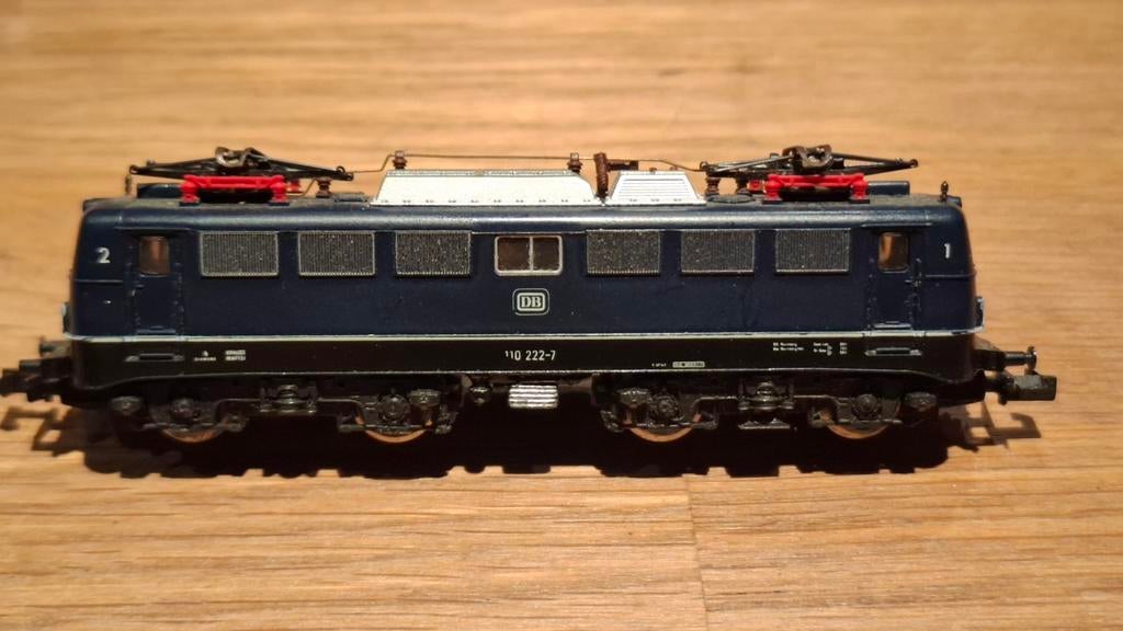 Fleischmann 7335 BR lok 110-222 7, Gebruikt, Fleischmann, Ophalen of Verzenden, Gelijkstroom