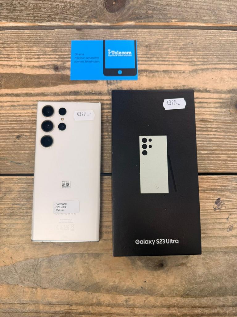 Samsung galaxy S23 ultra 256 GB met garantie, Ophalen of Verzenden, Zo goed als nieuw, Overige typen, Samsung