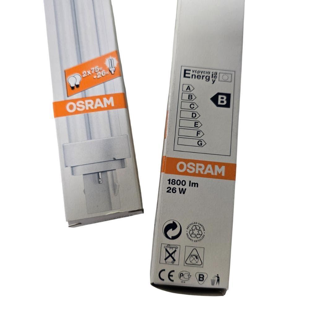 Osram Dulux D lamp - G24d-3 - 26W (9 stuks), Huis en Inrichting, Ophalen of Verzenden, Gebruikt, E27 (groot), Led-lamp