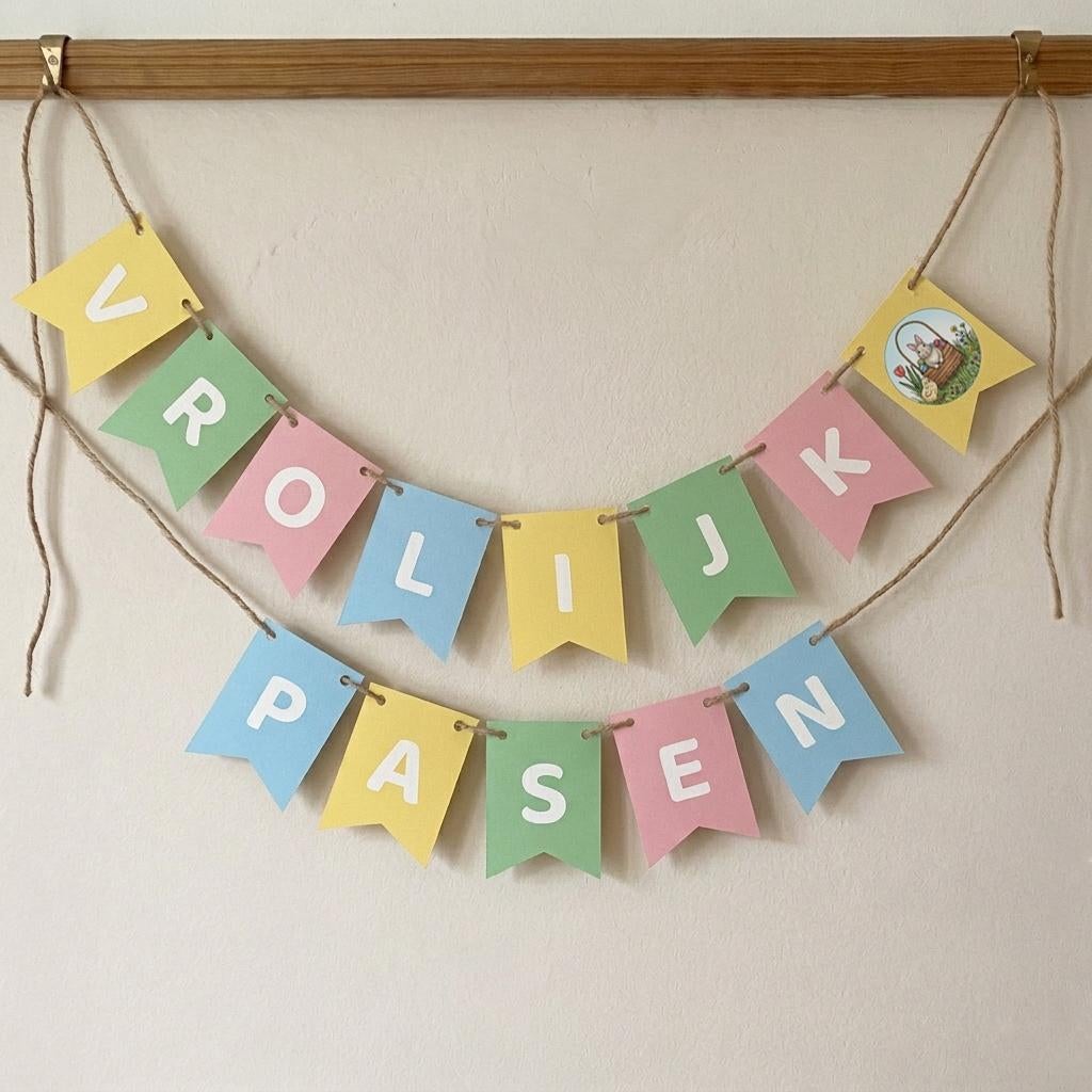 Vrolijk pasen slinger - Printable, Kinderen en Baby's, Verzenden, Nieuw
