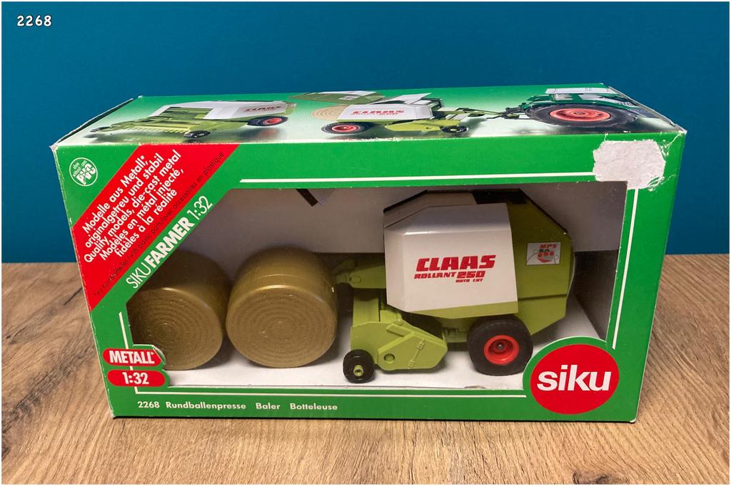 Siku 2268 - Claas Ronde Hooibalenpers 1:32, Ophalen, Gebruikt