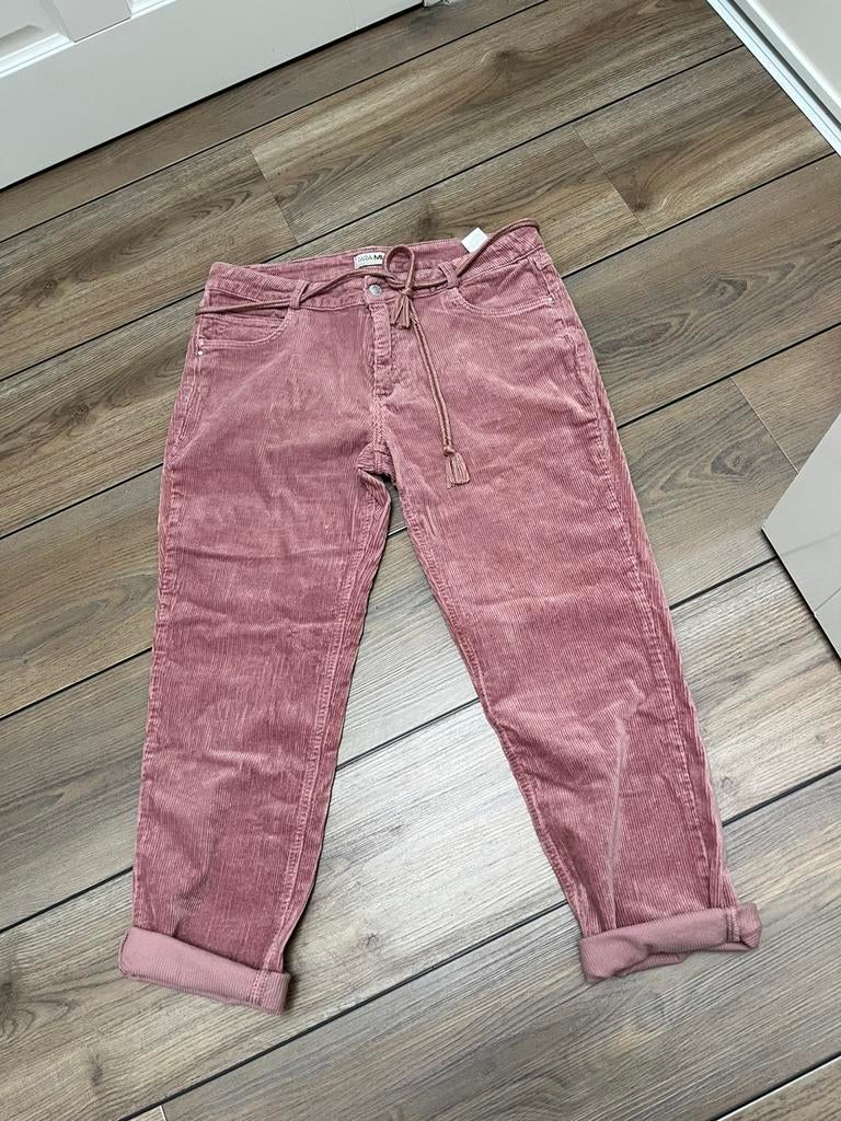 Parami rib-broek Bobby maat 46/30, Kleding | Dames, Maat 46/48 (XL) of groter, Ophalen of Verzenden, Zo goed als nieuw, Roze
