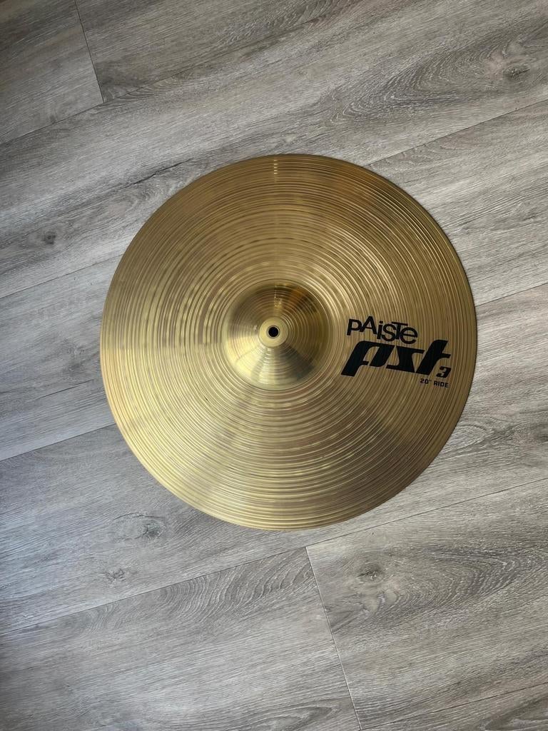 Paiste PST3 20" Ride Bekken - Zo goed als nieuw, Ophalen of Verzenden, Zo goed als nieuw, Overige merken