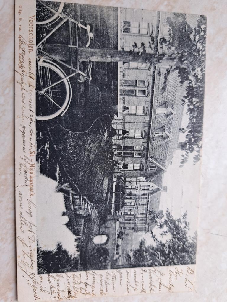 Postkaart  Voorschoten  St Nicolaaspark, Ophalen of Verzenden, Voor 1920, Noord-Brabant