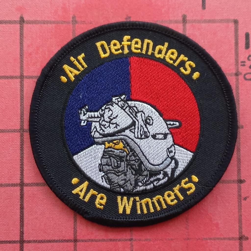 KLU PATCH EMBLEEM AIR DEFENDERS ARE WINNERS LEEUWARDEN ?, Verzenden, Luchtmacht, Nederland, Embleem of Badge