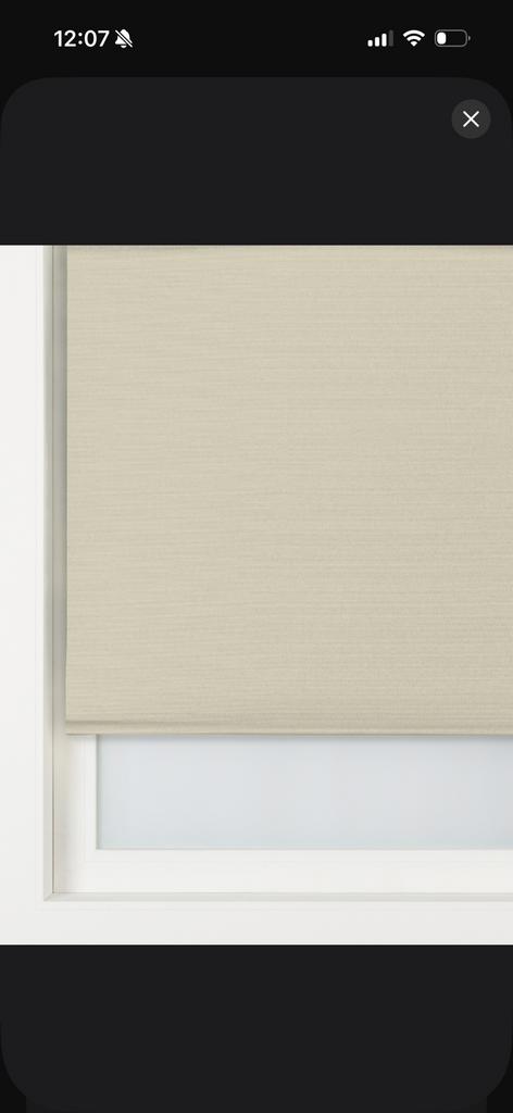 VOLLEDIG NIEUW: Verd. rol gordijn HEMA zandkleurig 204x102, 100 tot 150 cm, 200 cm of meer, Overige kleuren, Nieuw