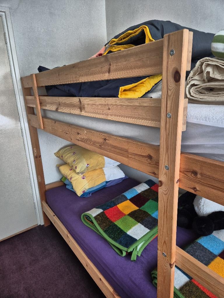 Stapelbed, Ophalen, Gebruikt, 90 cm, Eenpersoons