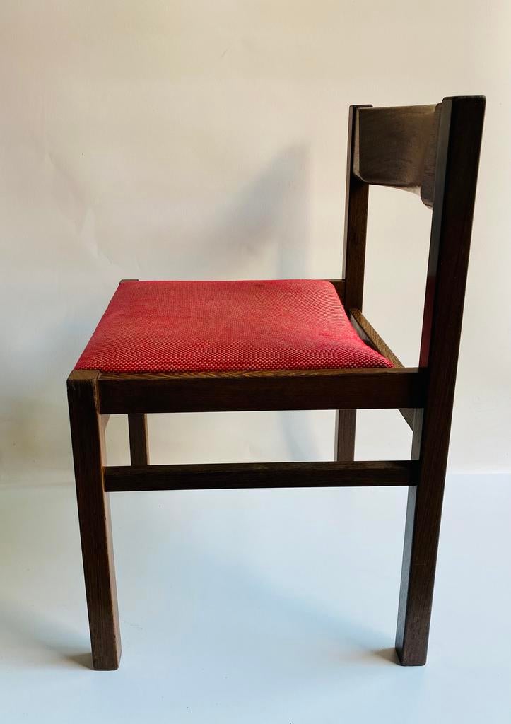 Wengé houten stoelen (4) ‘t Spectrum , jaren 70