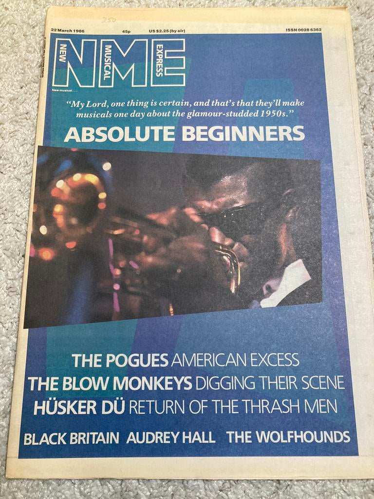 NME 1986 HÜSKER DÜ Blow Monkees POGUES Wolfhounds PRINCE, Boeken, Ophalen of Verzenden, Muziek, Film of Tv