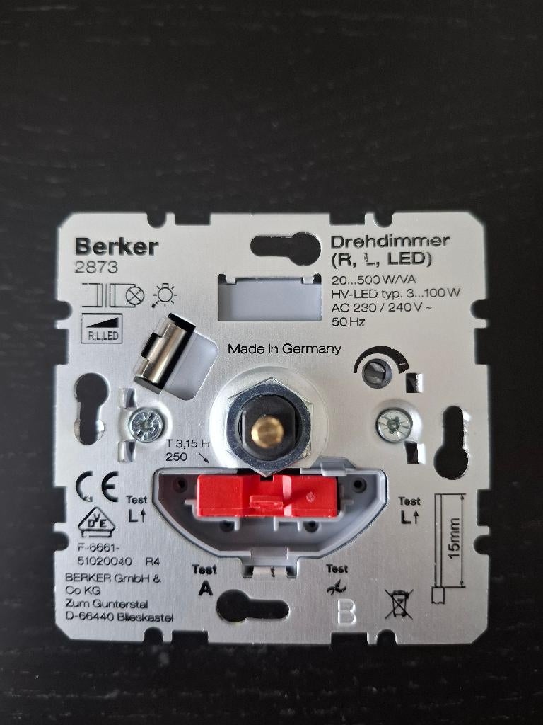 Berker 2873 dimmer, Ophalen of Verzenden, Nieuw, Schakelaar
