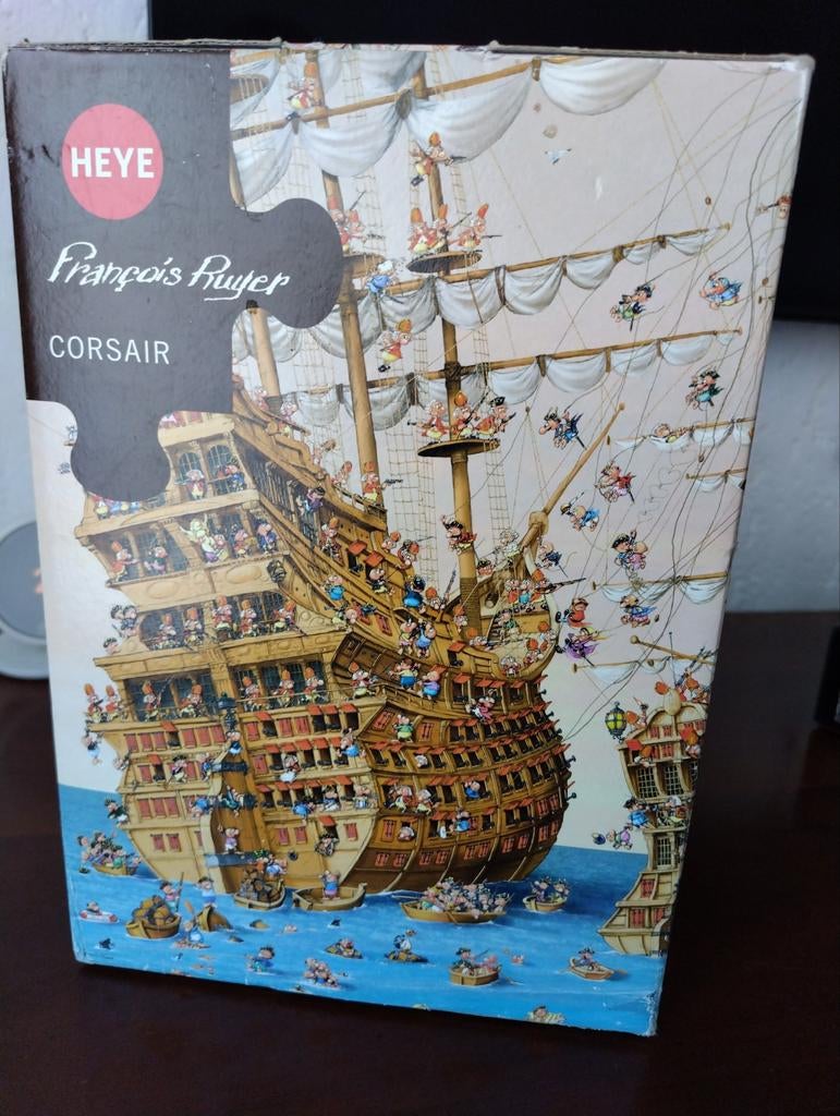HEYE puzzel François Ruyter Corsair 1000 stukjes, Hobby en Vrije tijd, Denksport en Puzzels, Ophalen, 500 t/m 1500 stukjes, Gebruikt