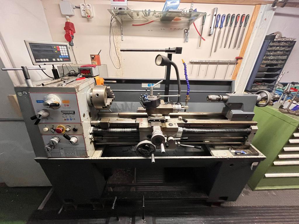 Twee draaibanken, Ophalen, 500 tot 1000 mm, ., Zo goed als nieuw