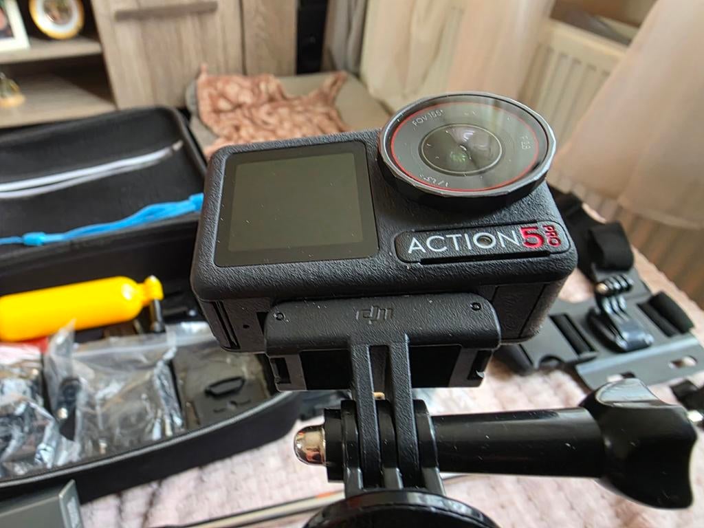 Dji Action 5 Pro Combo Kit nd filter/ macro lens Ophalen!, Audio, Tv en Foto, Actiecamera's, Zo goed als nieuw, Overige merken