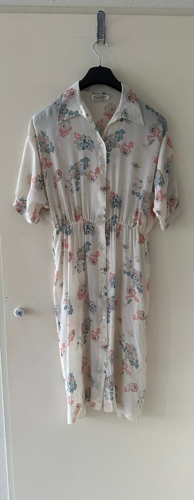 Bercher,Maison de Bonneterie jurk zijde maat M/L, Kleding | Dames, Ophalen of Verzenden, Nieuw, Maat 38/40 (M), Knielengte