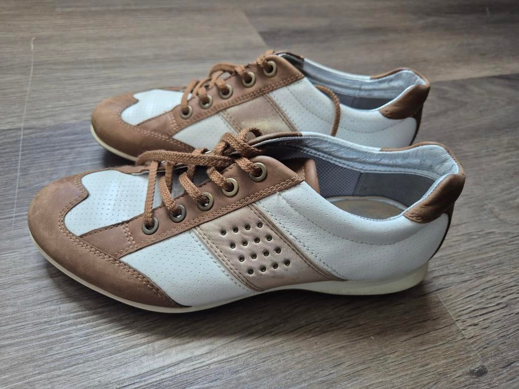 Ecco dames golfschoenen maat 36, zo goed als nieuw., Ophalen of Verzenden, Zo goed als nieuw, Bruin, Sneakers of Gympen