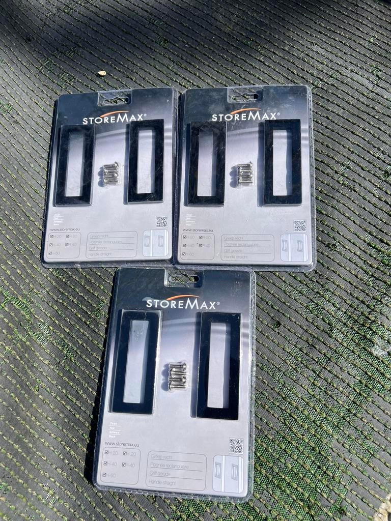 Zwarte handgrepen schuifdeuren, Ophalen of Verzenden, Nieuw