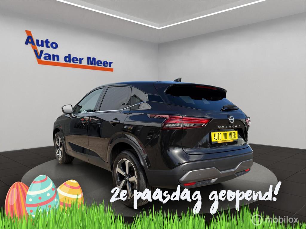 Nissan Qashqai 1.3 MHEV Xtronic Tekna, Gebruikt, 4 cilinders, Zwart, Leder