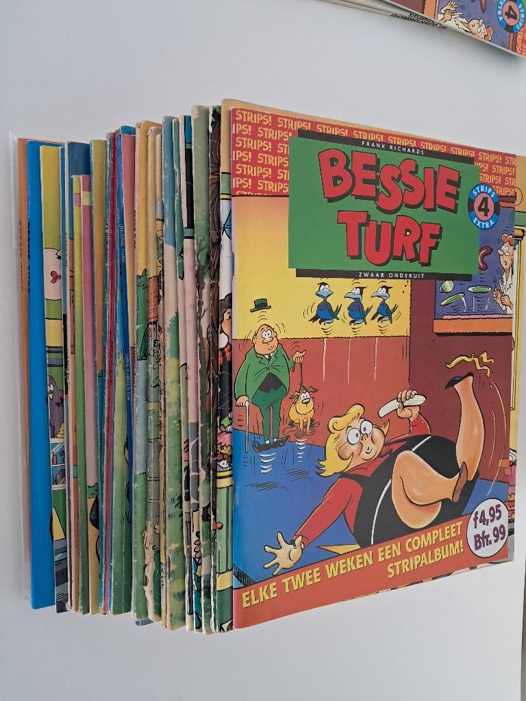 Bessie Turf alle delen 23 stuks, Meerdere stripboeken, Ophalen of Verzenden, Gelezen