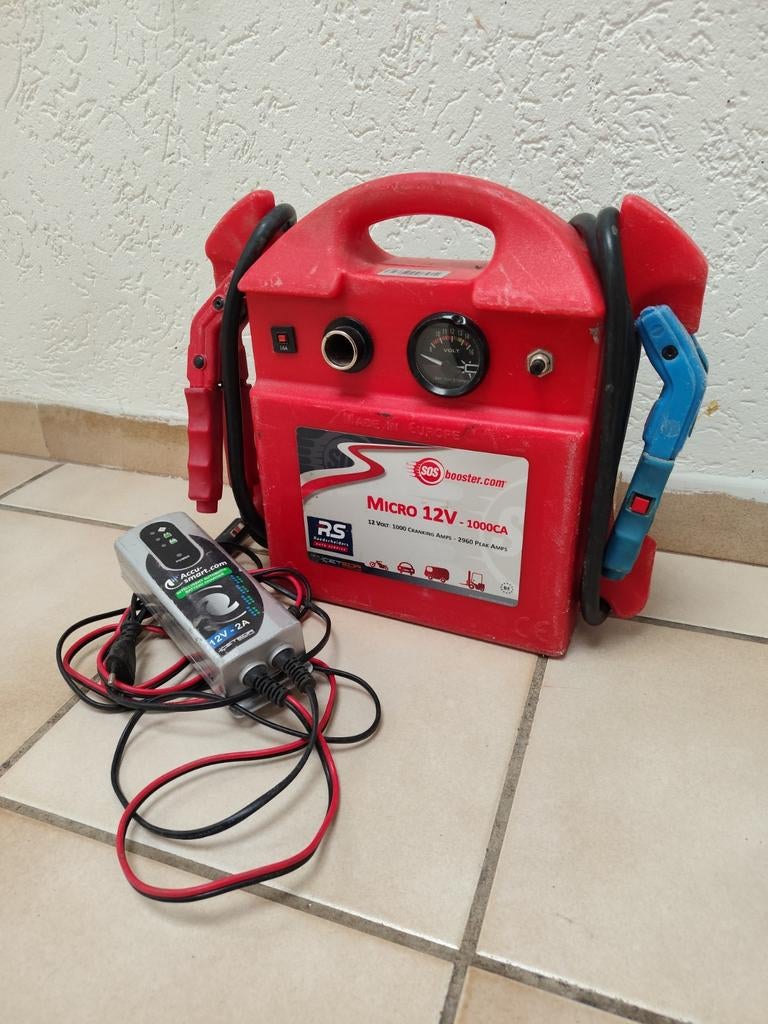 Booster SOS micro 12v 1000ca, Ophalen